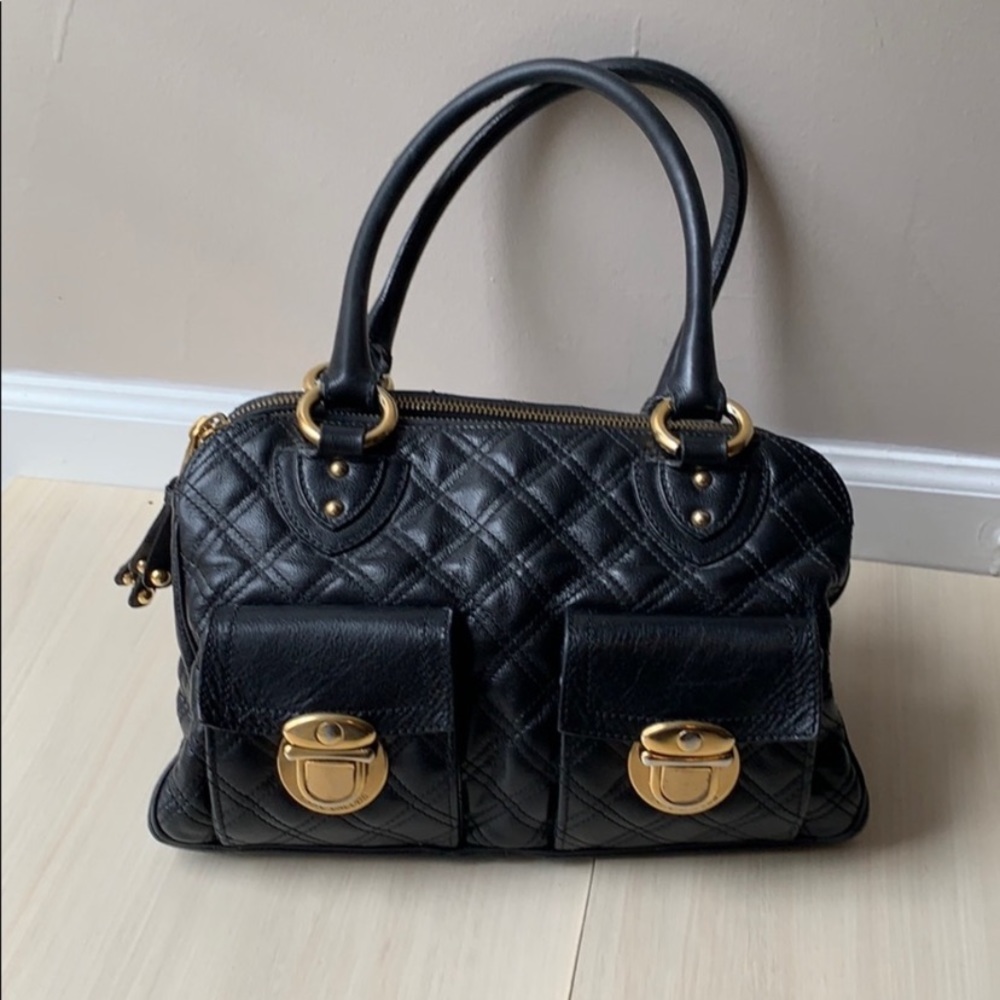 Authentic Marc Jacobs quilted chanel buckle bag